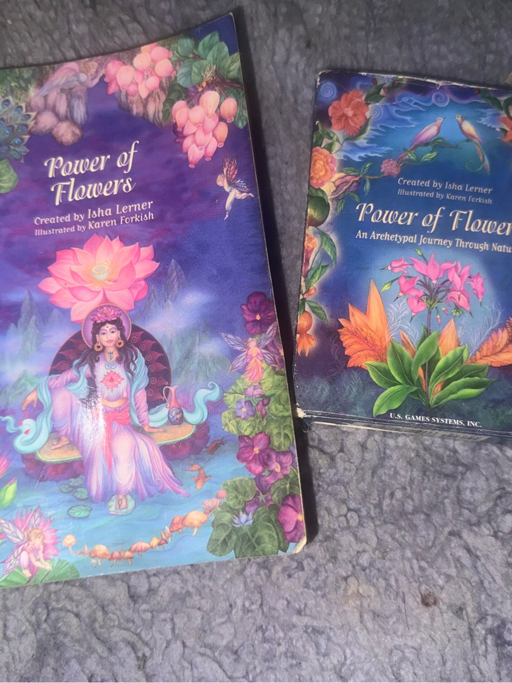 Power of Flowers Oracle Decks Vintage deck set